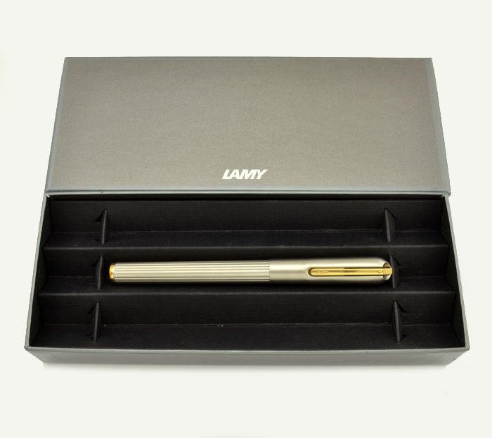 Lamy Persona Fountain Pen - Titantium Coated, Medium-Fine 18k Nib
